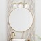 Westinghouse Fixture Wall 60W 3-Light Dorney Champagne Brass Frosted Glassobe Glass 6127700 - alternate 6